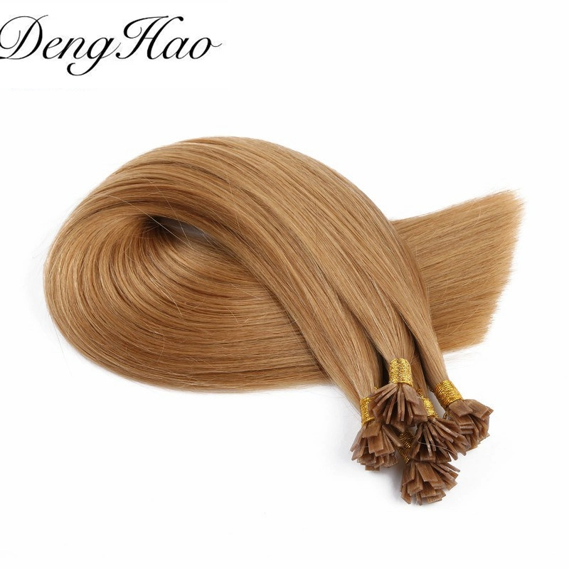 Blonde Flat Tips High Quality Human Hair Extensions Keratin 100% Remy Virgin Hair