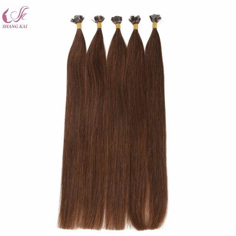 Luxury Quality Double Drawn 100% Human Hair Flat Tip Indian Remy Hair