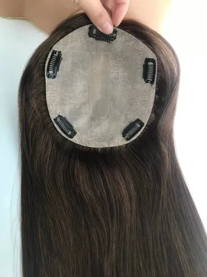 Wholesales Thin Skin Wigs Women Human Hair Silk Base Topper